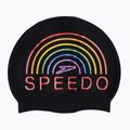 Cuffia Speedo in silicone stampato con orgoglio arcobaleno