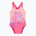 Costume da bagno intero per bambini Speedo Digital Printed bloominous pink/cupid coral