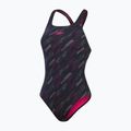 Costume intero Speedo da donna HyperBoom Allover Medalist nero/rosa elettrico/antracite USA 2