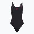 Costume da bagno intero da donna Speedo HyperBoom Splice Muscleback black/electric pink