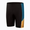 Costume da bagno Speedo Dive da uomo nero/alzavola scura/scorza di mandarino