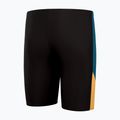 Costume da bagno Speedo Dive da uomo nero/alzavola scura/scorza di mandarino 2