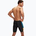 Costume da bagno Speedo Dive da uomo nero/alzavola scura/scorza di mandarino 5