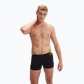 Boxer da bagno Speedo Hyper Boom Splice uomo nero/lemon drizzle 4