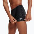 Boxer da bagno Speedo Hyperboom V-Cut uomo nero/bianco carbone/bianco 7