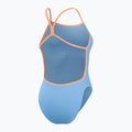 Costume intero Speedo Solid Vback donna curioso blu/disco peach 2