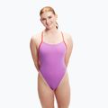 Speedo Solid Tie Back - costume da bagno intero donna dolce viola/watermelon 6