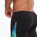Costume da bagno Speedo Allover Digital V-Cut nero/cobalto vero da uomo 8