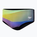 Speedo Allover Digital Brief Uomo slip da bagno nero/viola dolce