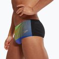 Speedo Allover Digital Brief Uomo slip da bagno nero/viola dolce 7