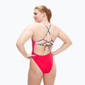 Costume intero Speedo Solid Lattice Tie-Back donna rosso/blu 7