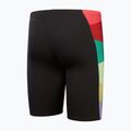 Speedo Placement Digital V-Cut uomo, costume da bagno nero/viola dolce/verde arlecchino/watermelon 2