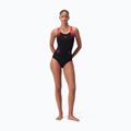 Speedo Placement Laneback costume da bagno intero nero/rosso sirena/plum dandy 7