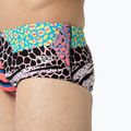 Speedo uomo 13,5 cm Allover Training Club Brief boxer nuoto nero/verde matcha/rosso sirena 5