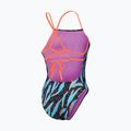 Speedo Allover Digital Lattice Tie-Back costume da bagno intero nero/bluicton/rosso sirena 2