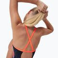 Costume intero da donna Speedo Allover Fixed Crossback true navy/siren red/punch blue 10