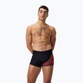 Speedo Medley Logo Aquashort boxer da uomo nero/rosso 5