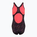Costume intero Speedo HyperBoom Allover Medalist nero/plum dandy/siren red 2