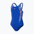 Speedo HyperBoom Splice Muscleback costume intero bambino true cobalt/siren red/picton blu