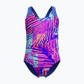Costume da bagno intero per bambini Speedo Digital Allover Splashback cobalt pop