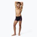 Speedo Duo Logo Print Aquashort da uomo nero/corallo/viola neon 2