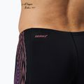 Speedo Tech Panel Aquashort uomo nero/corallo sabbia boxer nuoto 5