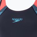 Speedo Placement Laneback costume intero donna zoom boom placement/true navy 3