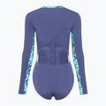 Speedo costume intero donna Pannello manica lunga hapuna blu 2