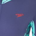 Speedo costume intero donna Pannello manica lunga hapuna blu 3