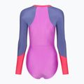 Speedo Colour Block - costume da bagno intero da donna, colore viola neon 2