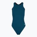 Costume da bagno intero donna Speedo Racer Zip with Built in Swim Bra dark teal