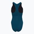 Costume da bagno intero donna Speedo Racer Zip with Built in Swim Bra dark teal 2