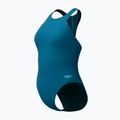 Costume da bagno intero donna Speedo Racer Zip with Built in Swim Bra dark teal 8