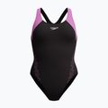 Costume da bagno intero da donna Speedo HyperBoom Splice Racerback neon violet