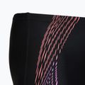 Jammer da nuoto da uomo Speedo Duo Logo Print Mid Jammer black/coral sands/neon violet 4