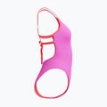 Costume da bagno intero da donna Speedo Solid Lattice Tie-Back neon violet 4