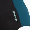 Costume intero Speedo da donna Collo alto con spacco incrociato sul retro verde scuro 4