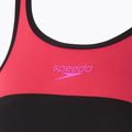 Costume intero Speedo donna Collo alto Spaccato incrociato sul retro lampone riempimento 3