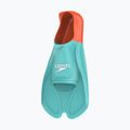 Pinne da nuoto Speedo Biofuse Training in vetro artico/arancione vulcanico 2