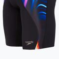 Speedo Placement Digital V-Cut Jammer da uomo, costume da bagno lava blur/speedo nero 3