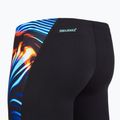 Speedo Placement Digital V-Cut Jammer da uomo, costume da bagno lava blur/speedo nero 4