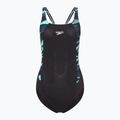 Costume intero Speedo da donna HyperBoom Splice Muscleback verde scuro