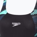 Costume intero Speedo da donna HyperBoom Splice Muscleback verde scuro 3