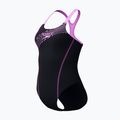 Costume da bagno intero da donna Speedo Medley Logo Medalist neon violet 3