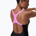 Costume da bagno intero da donna Speedo Medley Logo Medalist neon violet 10