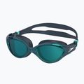 Occhialini da nuoto Speedo Biofuse 2.0 Mirror donna verde scuro / cobalto / smeraldo a specchio
