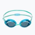 Occhialini da nuoto Speedo Vanquisher 3.0 Mirrored da donna bottone celeste/celeste/oro a specchio 2