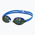 Occhialini da nuoto Speedo Vanquisher 3.0 Mirror per bambini cobalt pop / cobalt / gold mirror