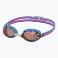 Occhialini da nuoto Speedo Vanquisher 3.0 Mirror per bambini picton blu/vermiglio/oro a specchio