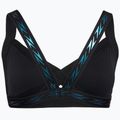 Speedo Solid Logo Elastic Cross Front Swimsuit Top antracite 2